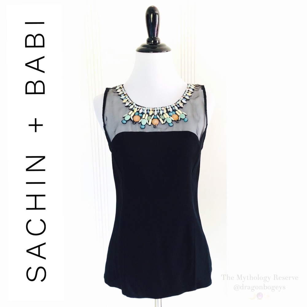 Sachin and Babi Jeweled Top